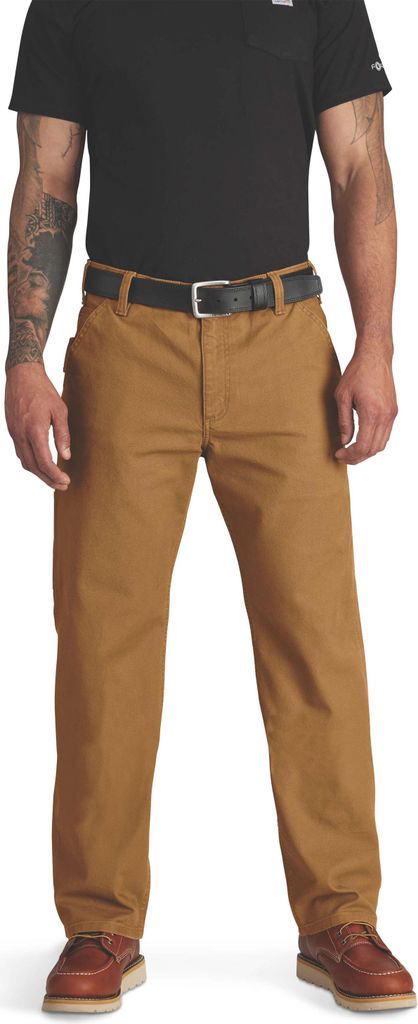 Carhartt Herren Hose Straight Duck Dungaree | 106992, Farbe:carhartt brown, Größe:W33/L34