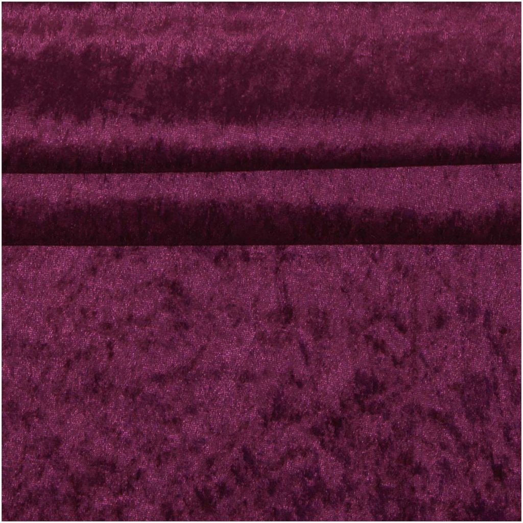 Samt-Stoff ab 0,5m Velvet Dekostoff Kostümstoff Panné Samt glänzend fuchsia