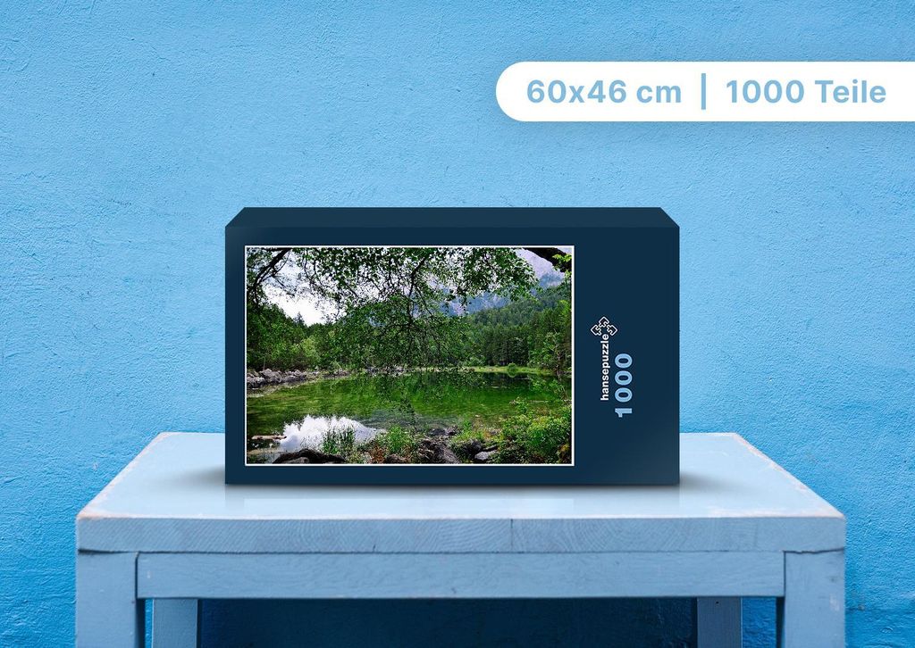hansepuzzle 104026 - See Puzzle, 1000 Teile, Natur, 60,0 x 46,0cm mit hochwertiger Aufbewahrung, Kartonbox und wiederverschließbarem Beutel