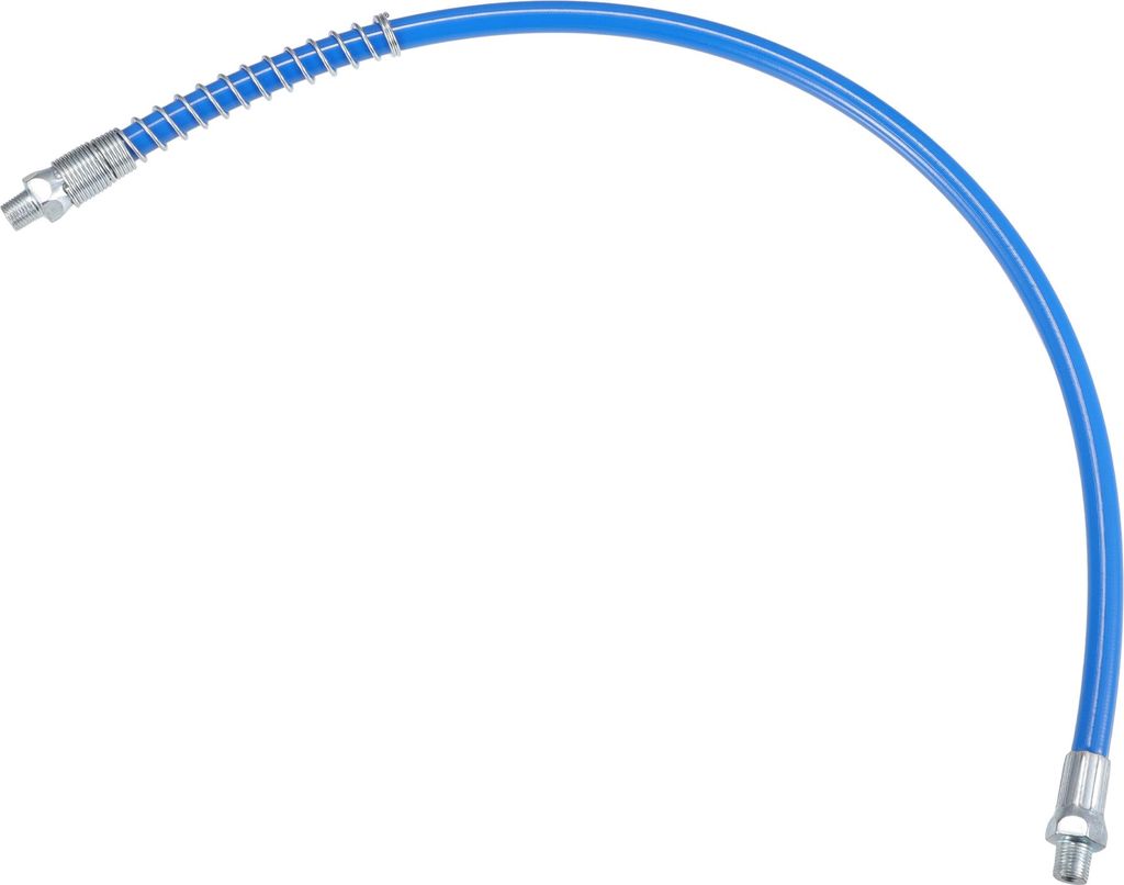 1 Stück 20 Zoll Universal 1/8" NPT Fettpresse Flexschlauch - Anhänger Flex Fettpresse Schlauchverlängerung rutschfest - Metall Blau