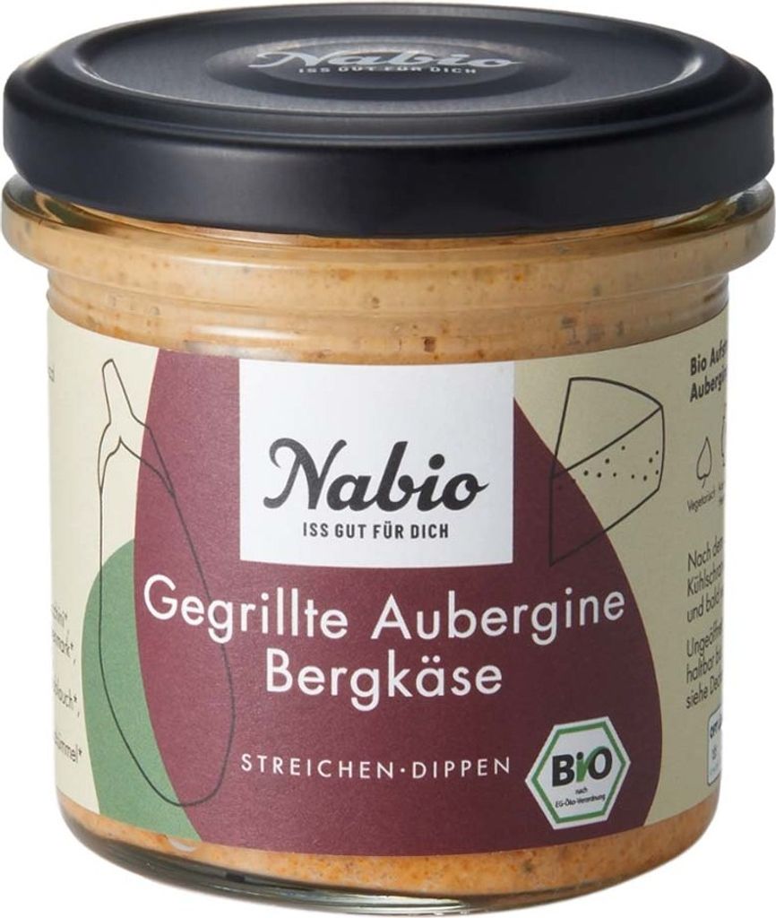 Pâte à tartiner Nabio Aubergine grillée Fromage de montagne Image du produit 