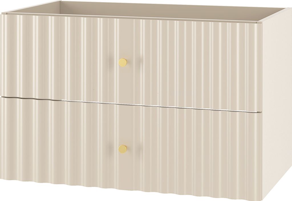 Waschtischunterschrank 80 cm breit in kaschmir AQUINO-140