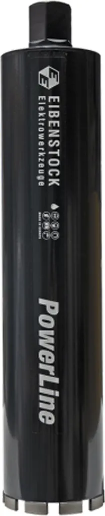 Couronne diamantée 107 mm pour carottage humide dans le béton armé