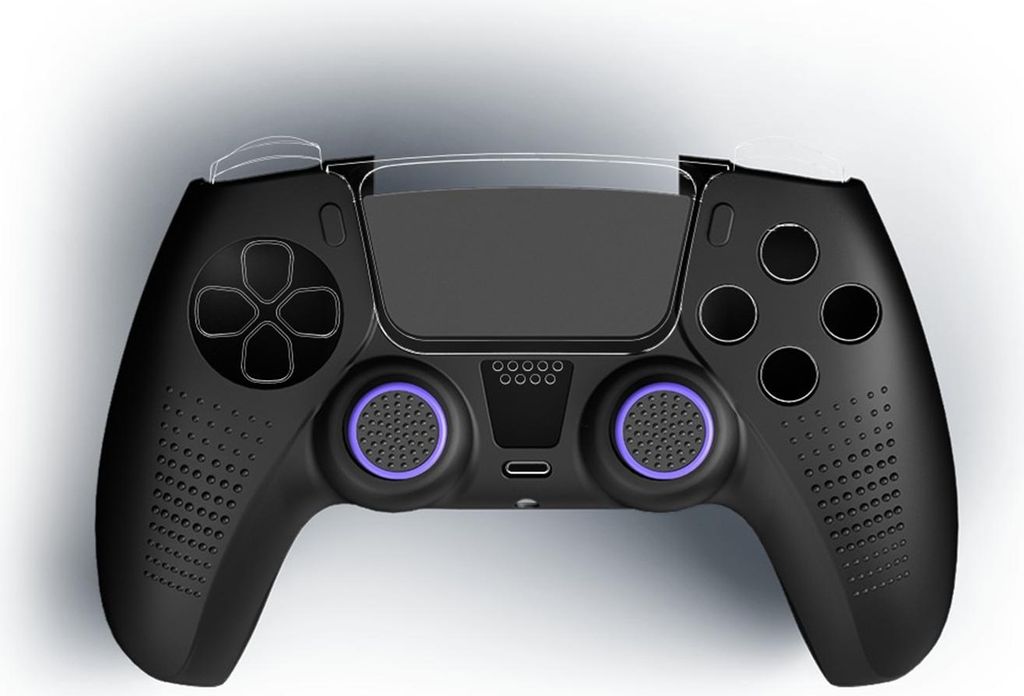 uRage 6in1-Zubehör-Set für PS5 Controller, Schwarz