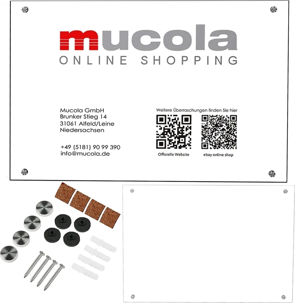 Insegna per Studio Medico 80x60 Vetro ESG Sicurezza Logo Aziendale