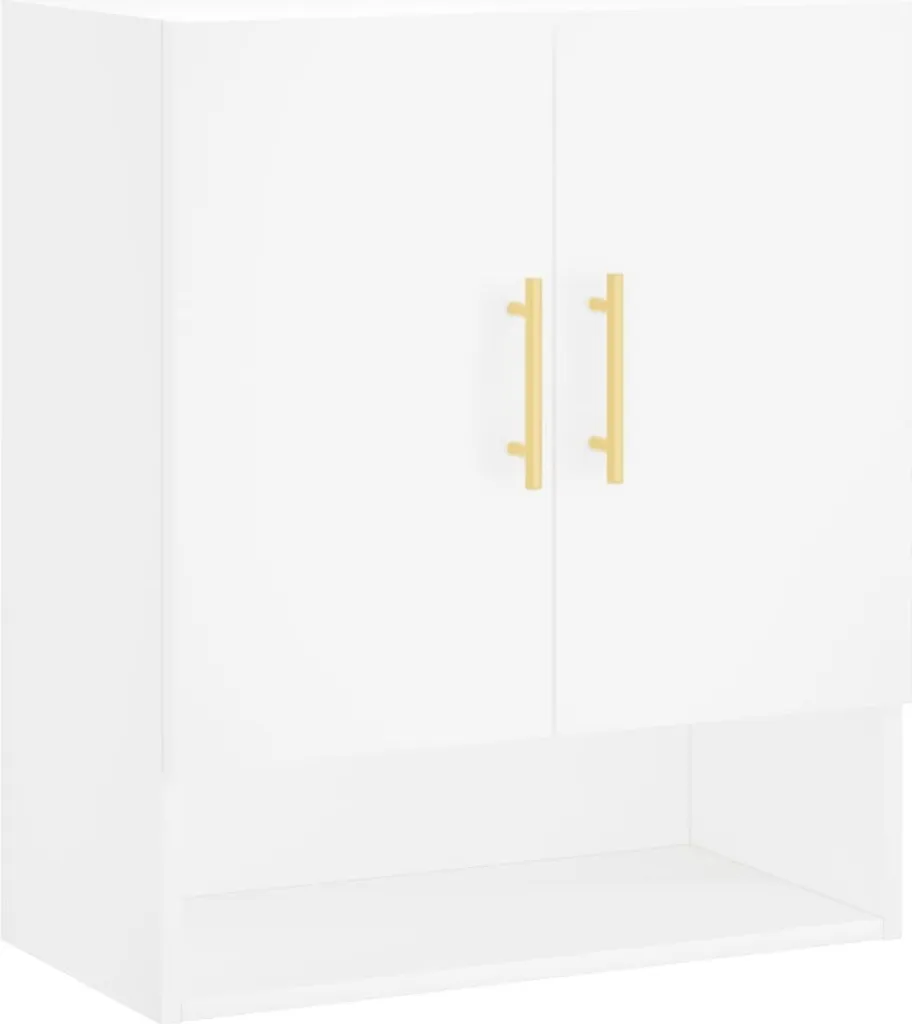 vidaXL Armadio a muro bianco 60x31x70 cm materiale legno