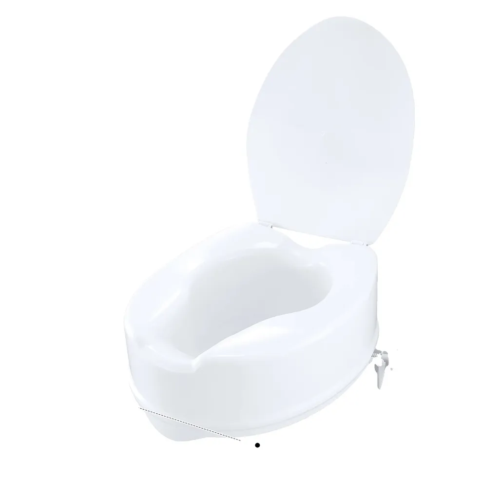 Rialzo WC per Anziani 13cm | Sedile Sicurezza Bagno 300 Libbre