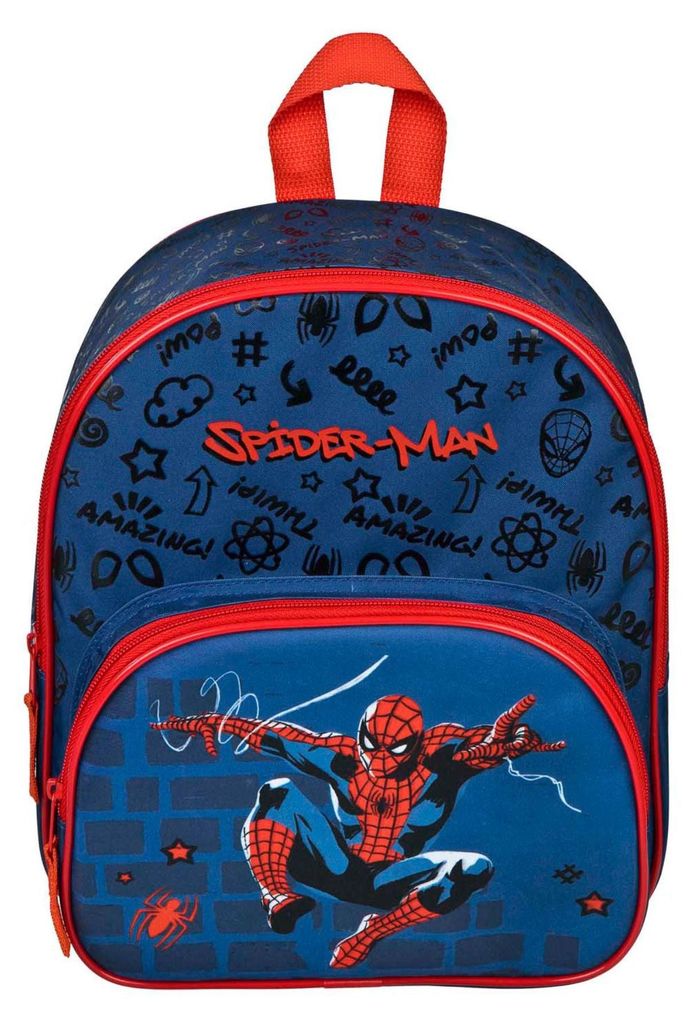 Spiderman Rugtas 30x25x10 cm Blauw/Rood Immagine del prodotto 