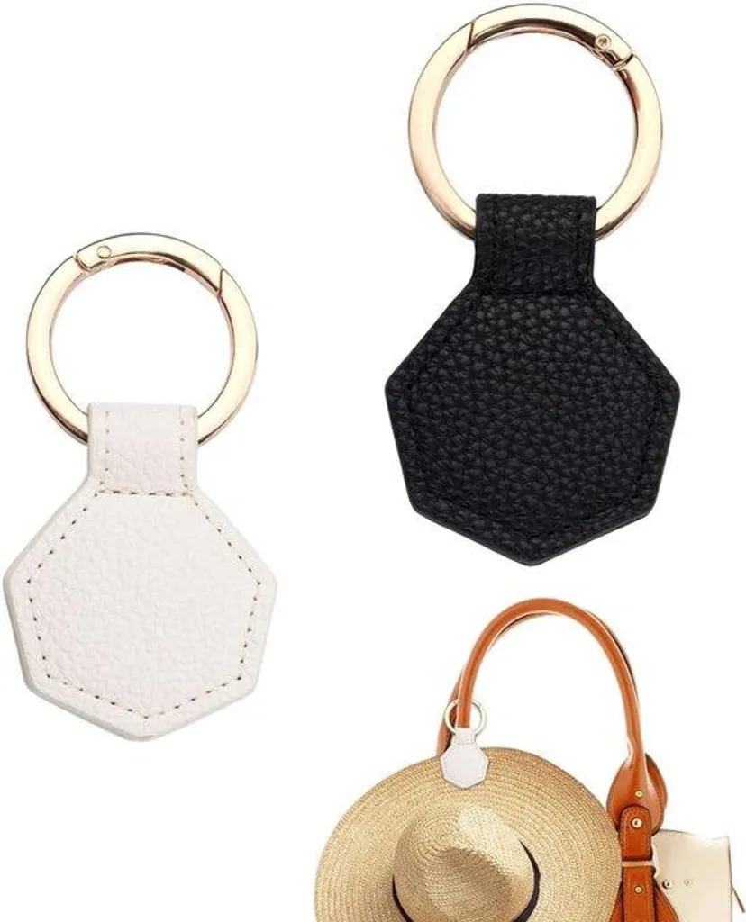 Attache Chapeau pour Sac à Dos Biplace en Plastique Noir et Blanc Chic