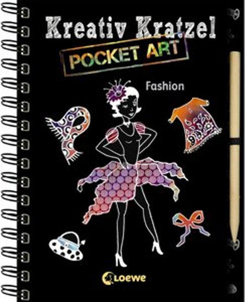 Kreativ-Kratzel Pocket Art: Fashion