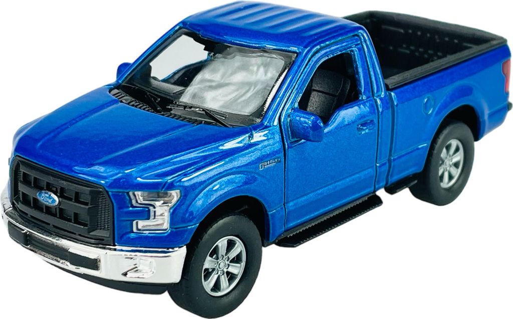 Welly Ford F-150 Regular Cab Pick-Up Blau 13. Generation 2014 1/34-1/39 Modell Auto Die Cast Neu im Kasten