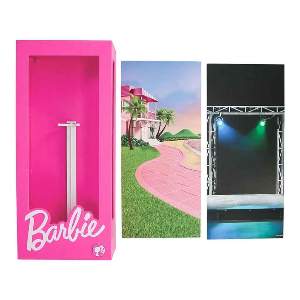 Présentoir Barbie avec éclairage LED - Vitrine d'exposition rigide - 8