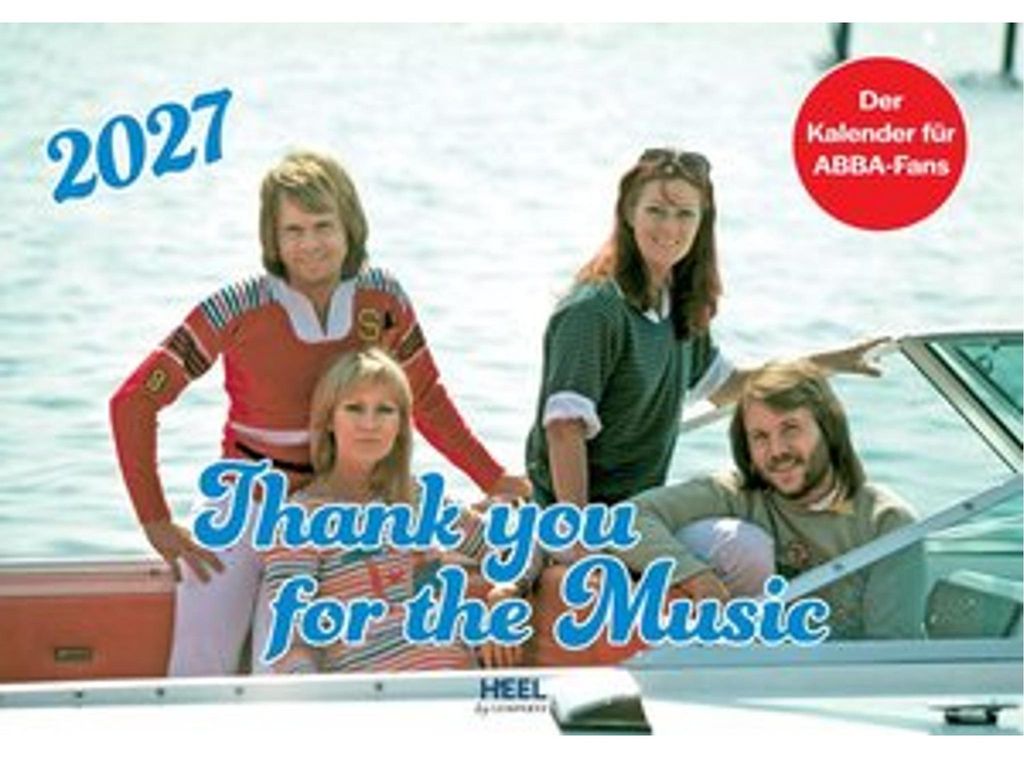 ABBA Wandplaner 2027 mit ikonischen Bildern, Serie 'Thank Obrázek produktu 