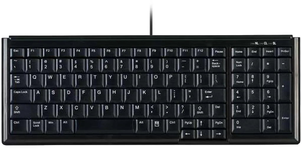 Clavier PC Filaire USB Active Key AK-7000 Noir - Version Allemande - 2