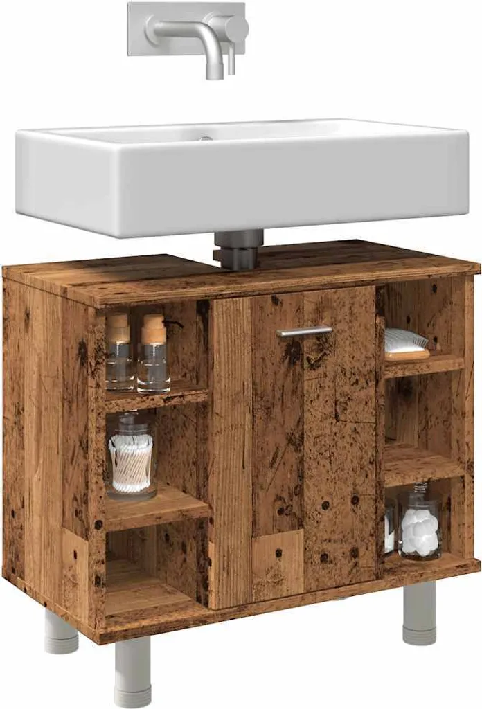 Meuble de salle de bain aspect bois ancien 60 cm Maison Exclusive