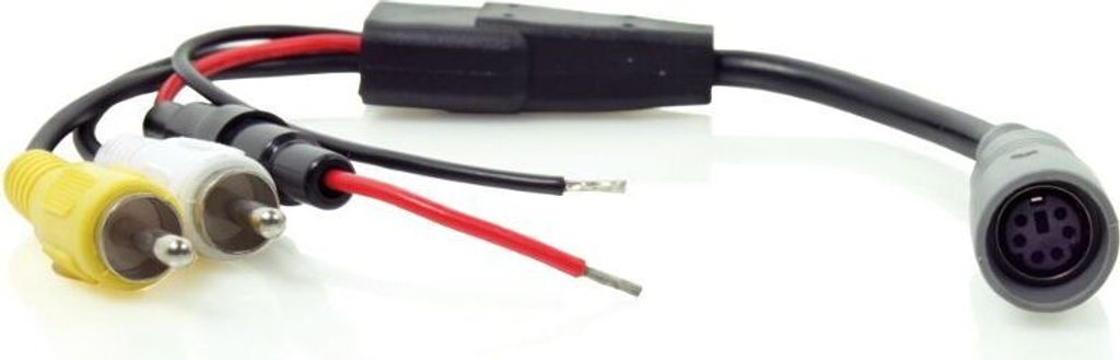 Caratec Safety CSZ106M Monitor-Adapter 6-polige Kupplung auf Cinchstecker