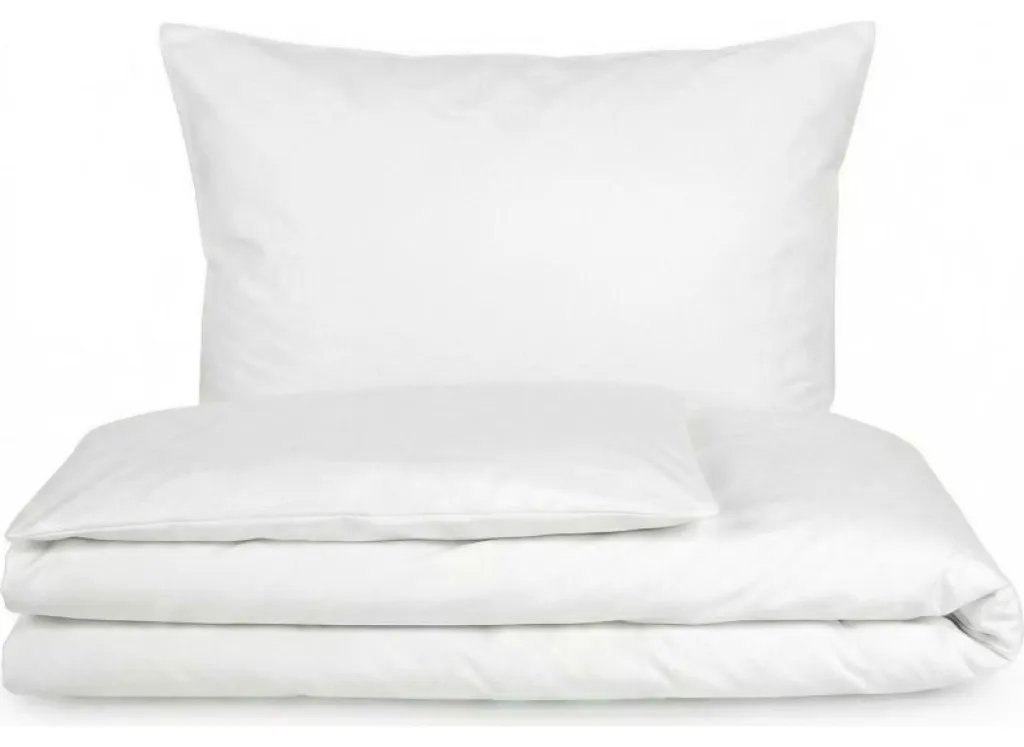 Linge de lit d'hôtel en satin blanc lisse : stop aux draps qui glissent