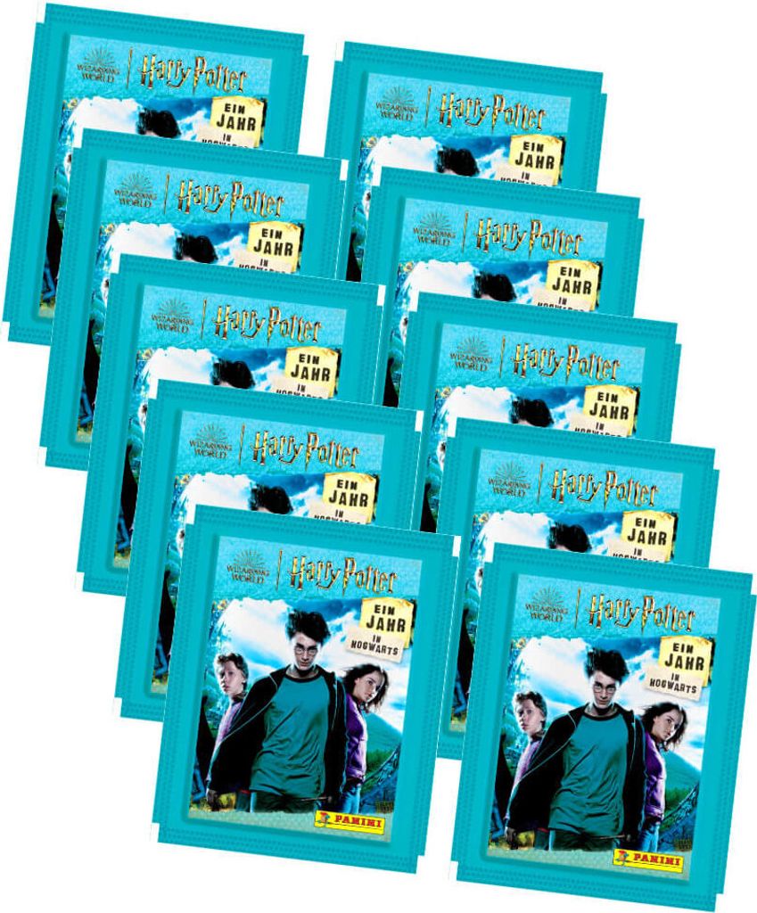 Panini Harry Potter Sticker - Ein Jahr in Hogwarts (2023) - 10 Tüten Sammelsticker