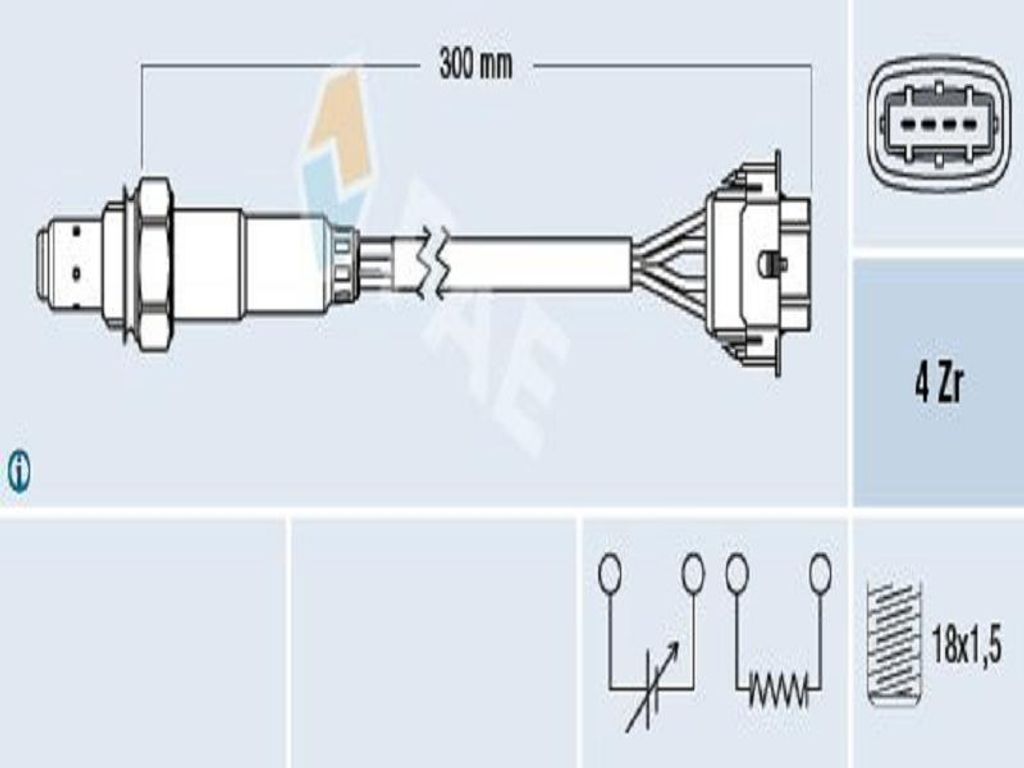 FAE Lambdasonde für OPEL Corsa C Schrägheck (X01) 77246