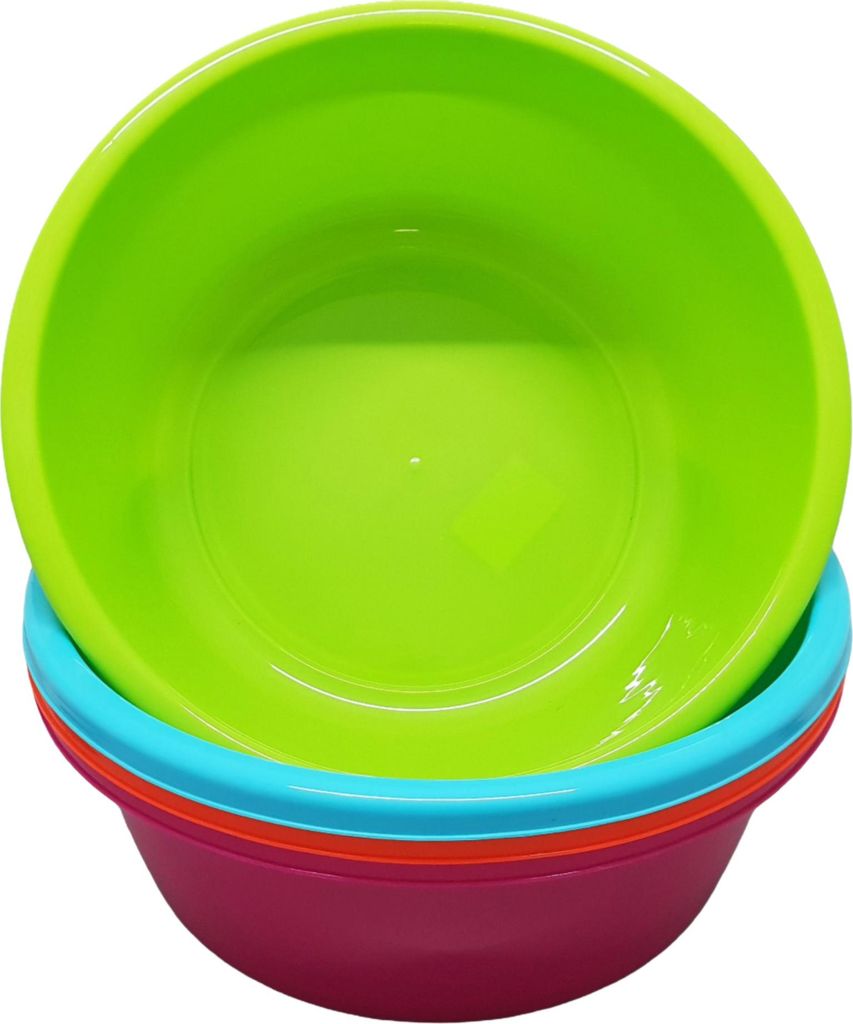 Schüssel Kunststoff 39cm rund 15,5cm hoch 13 Liter farbig Haushalt Gastrobedarf Schüsseln Schulz 111000