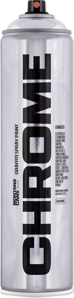 Sprühlack | Montana SILVERCHROME | Silberchrom | 600ml Produktbild 