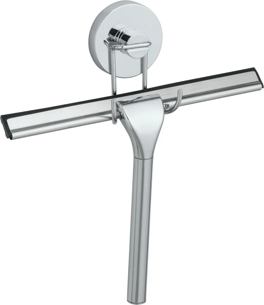 Raclette de Douche Inox Vacuum-Loc Système de Pose sans Vis ni Clou