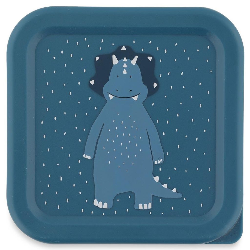 Trixie Snackbox Set - 3-teiliges Brotdosen Set Mr. Triceratops blau