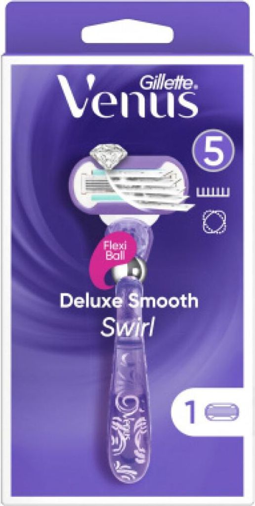 Gillette Venus Rasierer, Extra Smooth Swirl, 1 St