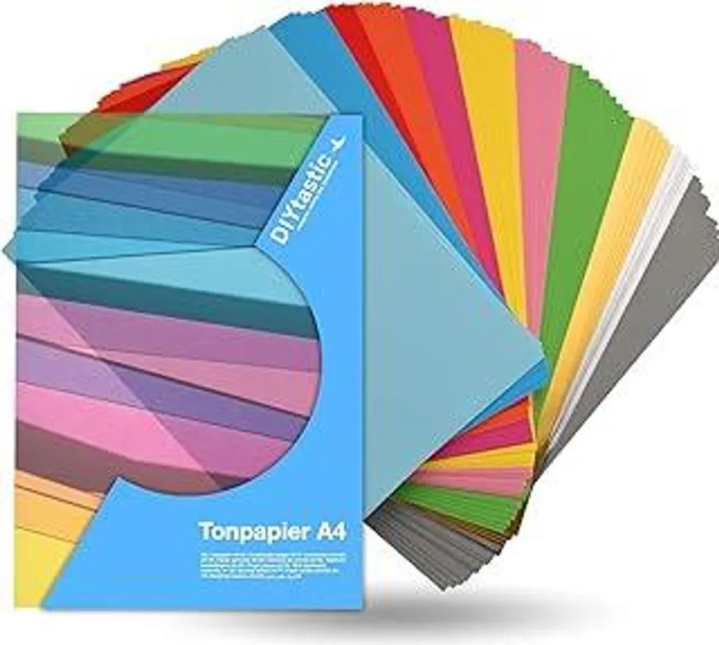 Cartoncino A4 Colorato 220g per Stampanti Laser e Inkjet | 50 Pezzi