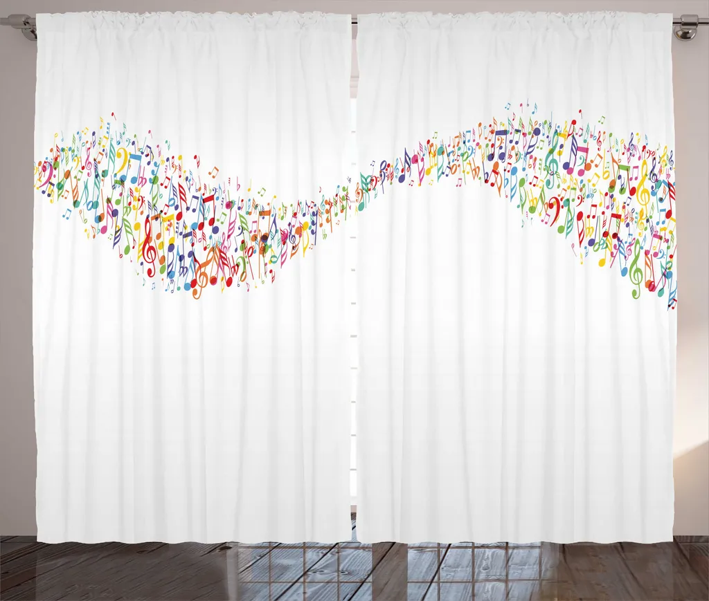 Rideau large 280x225 cm pour occulter et décorer un salon moderne