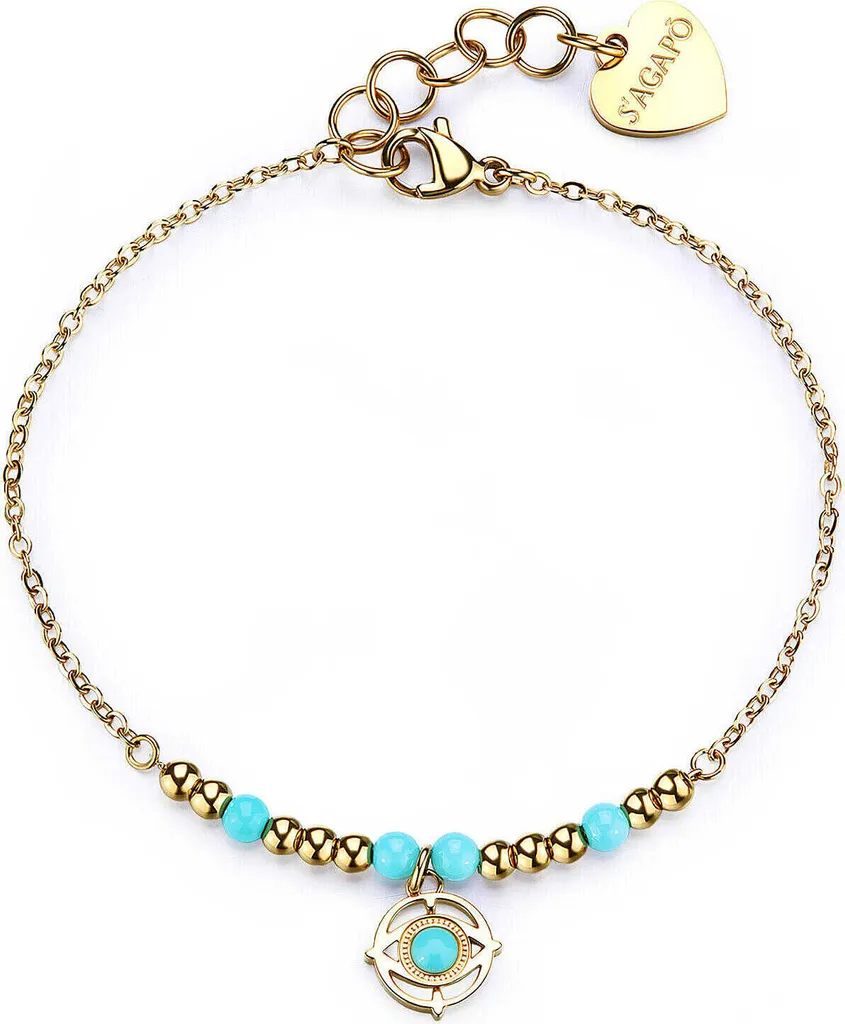 Bracelet S'Agapò Witch doré femme - Ne ternit pas, confortable et chic