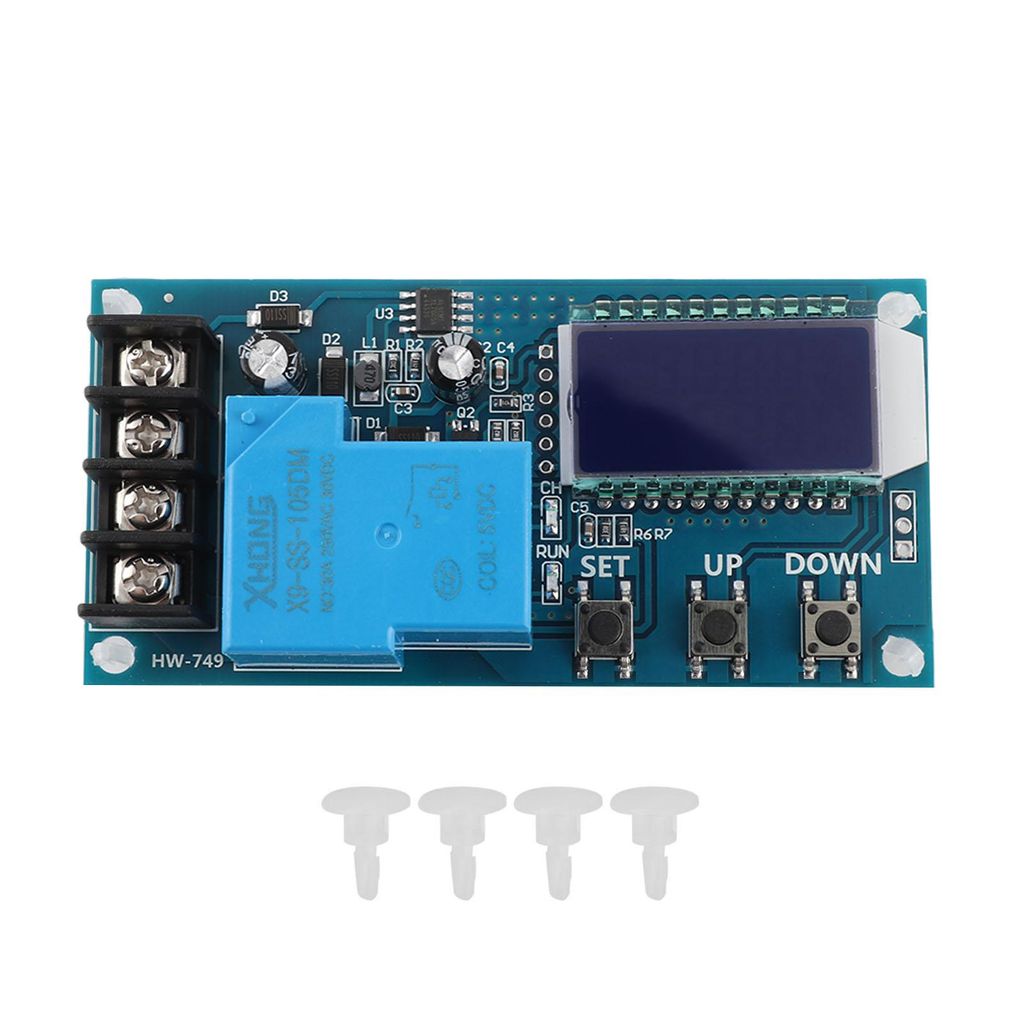 XY-L30A 6-60V Batterieladekontrollmodul Schutzplatine LCD-Anzeige