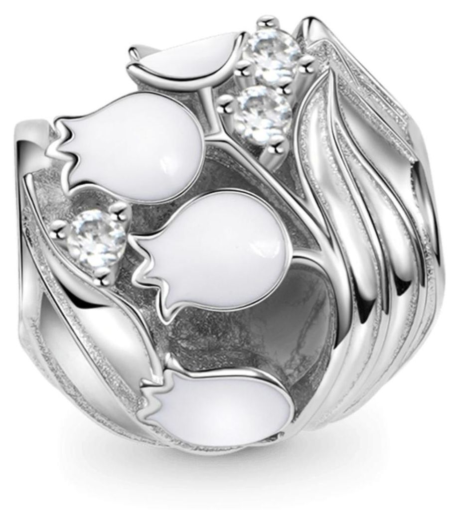 Gnoce Charm Maiglöckchen FSC023 Silber Produktbild 