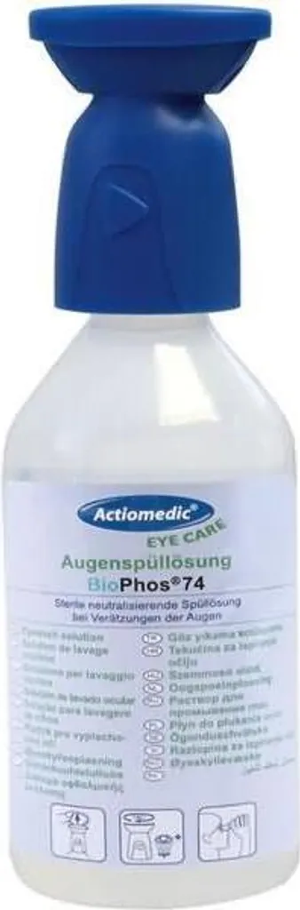 Douche oculaire BioPhos 74 Actiomedic 50014 DIN 15154-4 de 250 ml