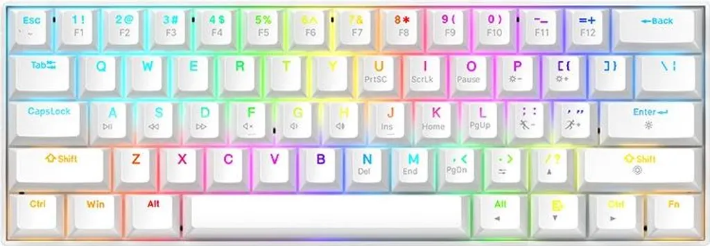 Clavier mécanique RGB INF 61 touches tri-mode Bluetooth switch thé