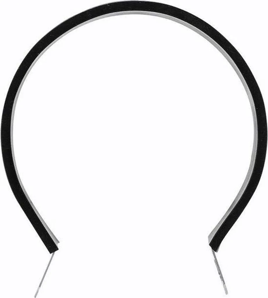 Support d'échappement moto RVS en demi-cercle pour tube silencieux