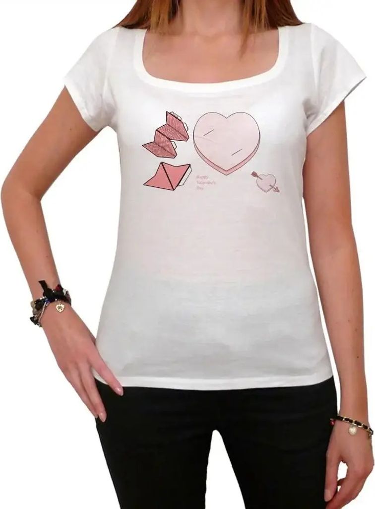Damen Grafik T-Shirt Pencil Pals Valentine Öko-Verantwortlich Vintage Jahrgang Kurzarm Lustige Druck Geburtstag Geschenk Frau