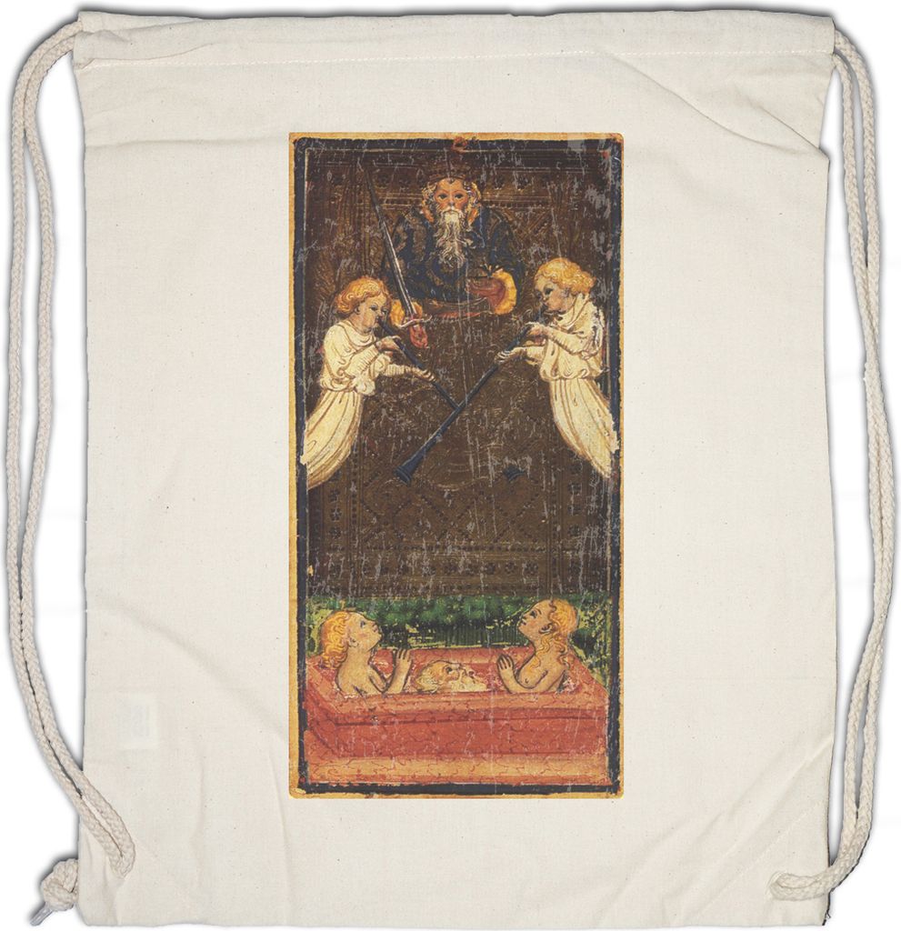 Urban Backwoods Tarot Arcanum Lovers, Turnbeutel, Farbe: Beige