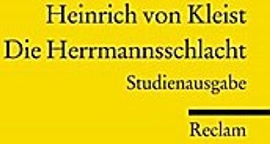 Die Herrmannsschlacht. Ein Drama. Studienausgabe