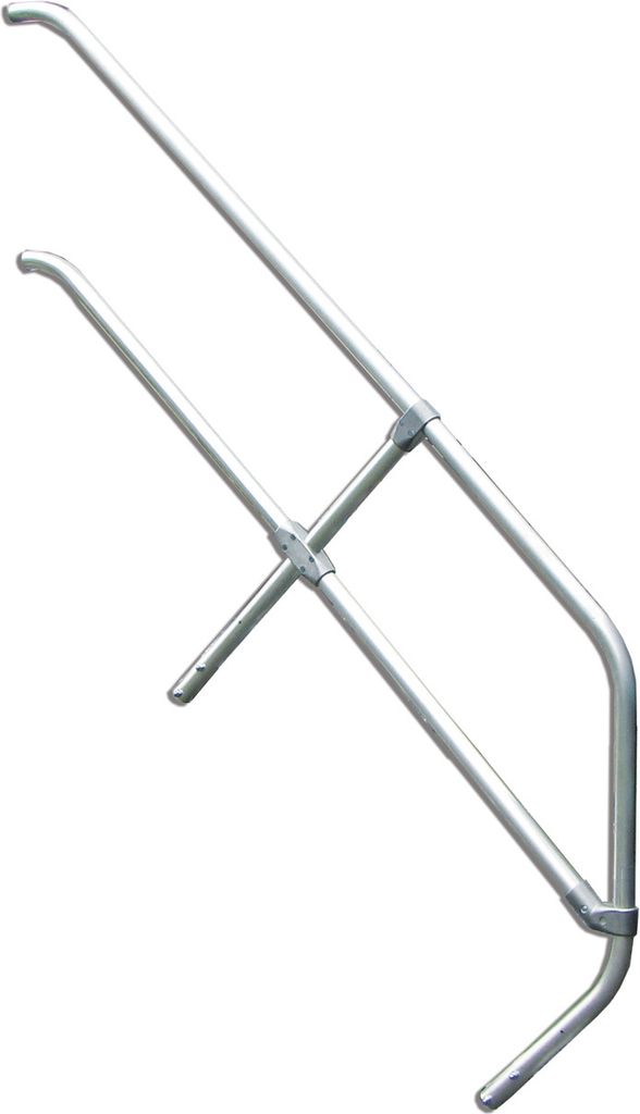 Euroline Treppengeländer für Treppe 45°, 18 Stufen