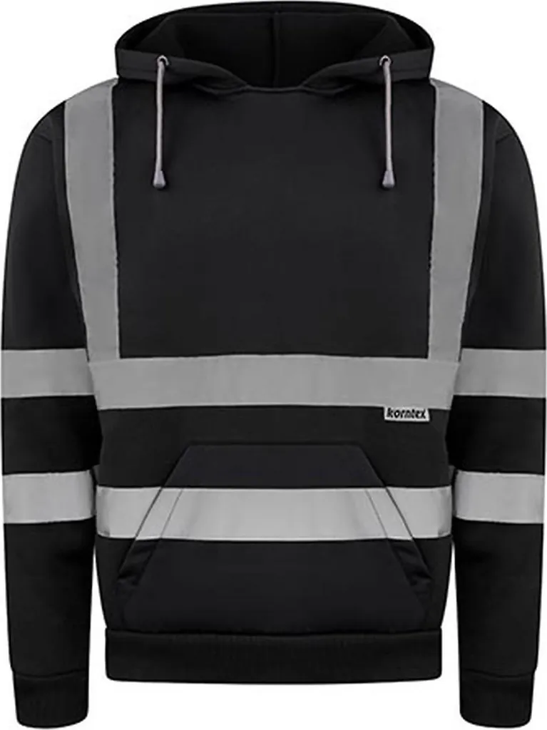 Korntex Cork Hi-Vis: Felpa Tecnica Lavoro Alta Visibilità Professionale