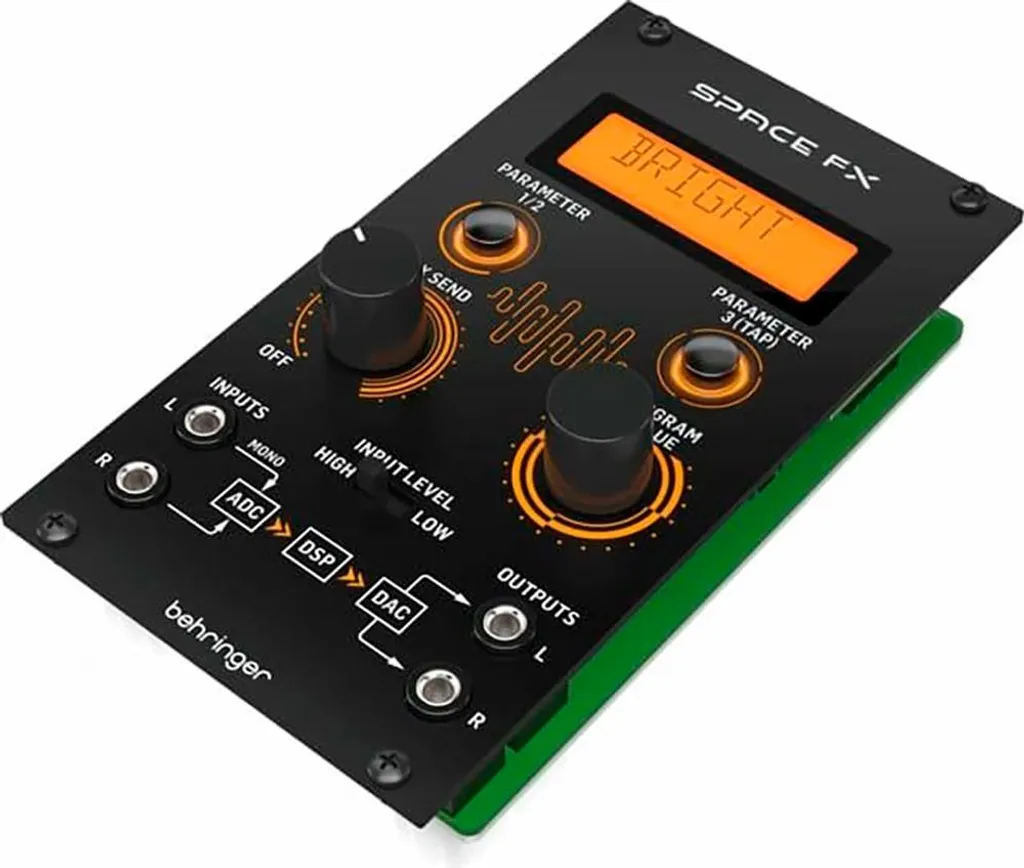 Behringer SPACE FX : Module Eurorack avec 32 Algorithmes Klark Teknik