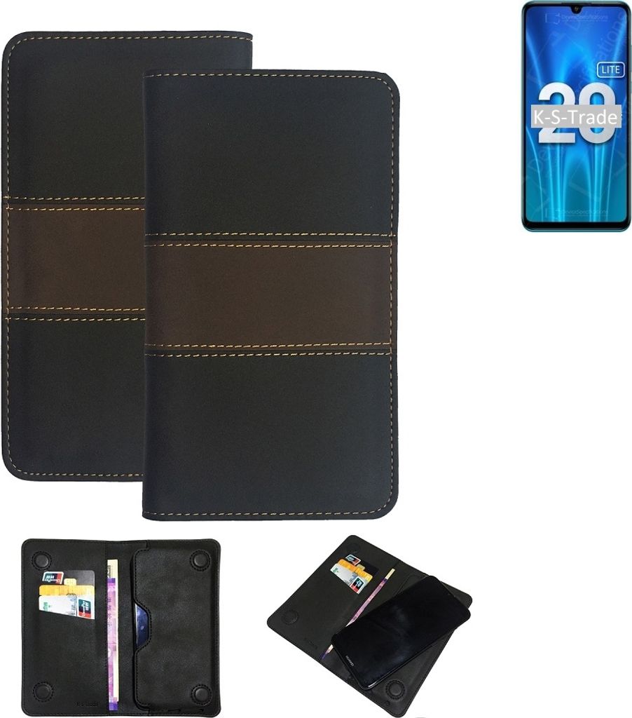 K-S-Trade Hülle Handyhülle kompatibel mit Huawei Honor 20 Lite Russia Schutzhülle Walletcase Bookstyle Tasche Schutz Case Handytasche Wallet Cover