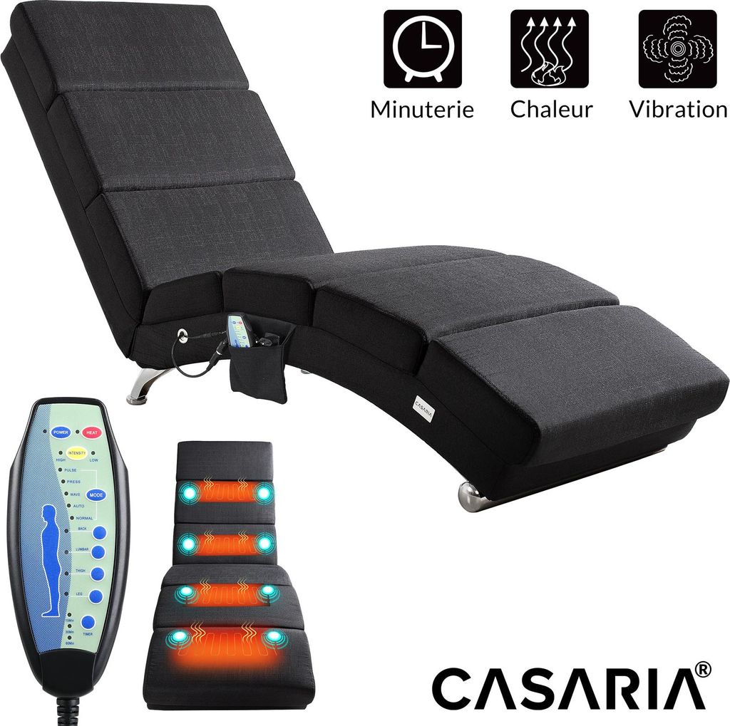 Casaria Méridienne London Chaise longue d’intérieur avec Image du produit 