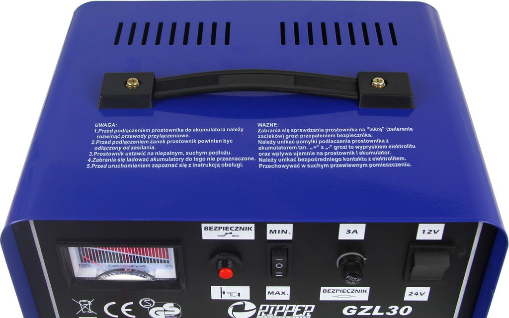 MAR-POL Nabíječka autobaterií 12/24V GZL-30 M82506 Obrázek produktu 12