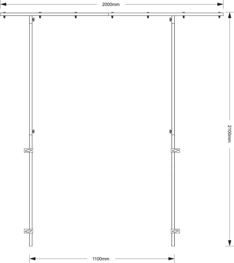Cadre DJ Stand Omnitronic - Support Éclairage Robuste et Modulable