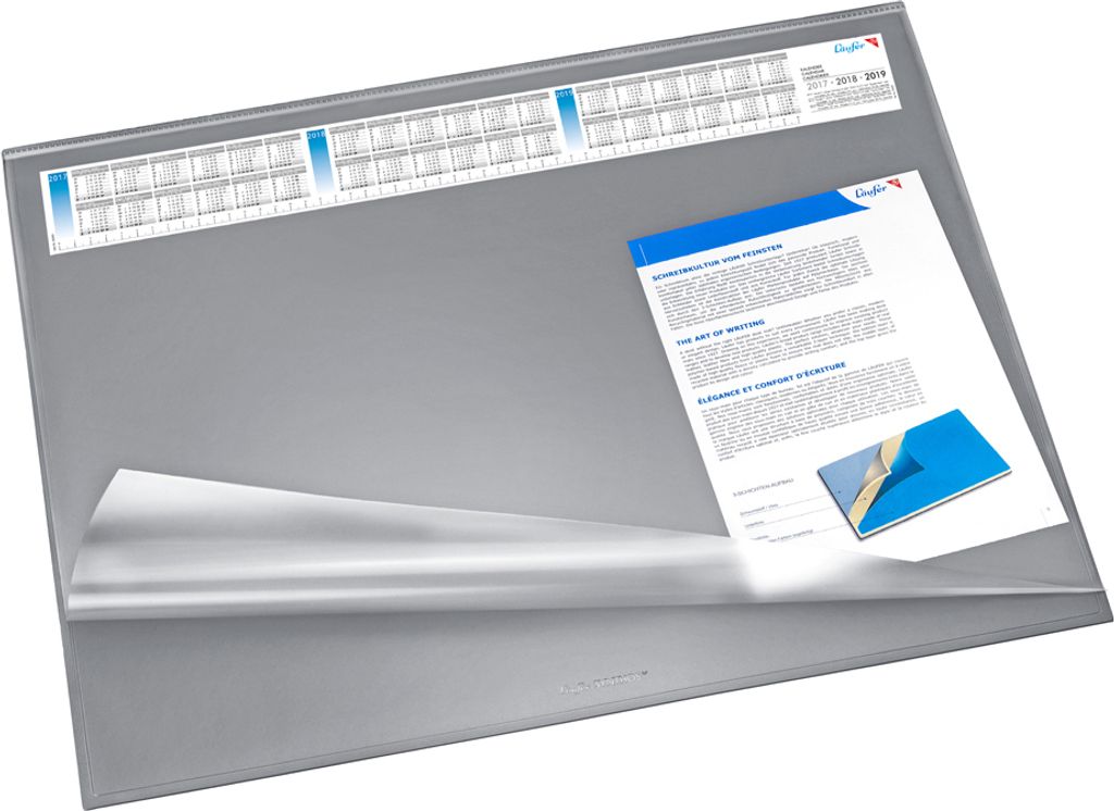 Läufer Schreibunterlage SYNTHOS VSP 400 x 530 mm grau Produktbild 