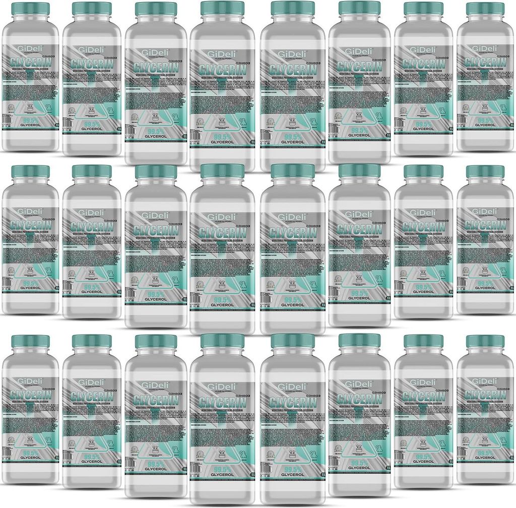 Glycerin VG 24L 99,5% Pharmaqualität E422 pflanzlich Kosmetik Haushalt GiDeli