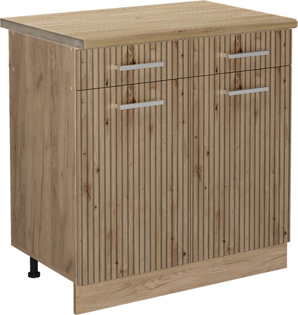 Küchenunterschrank Vicco R-Line Artisan-Eiche 80 cm , AP Produktbild 