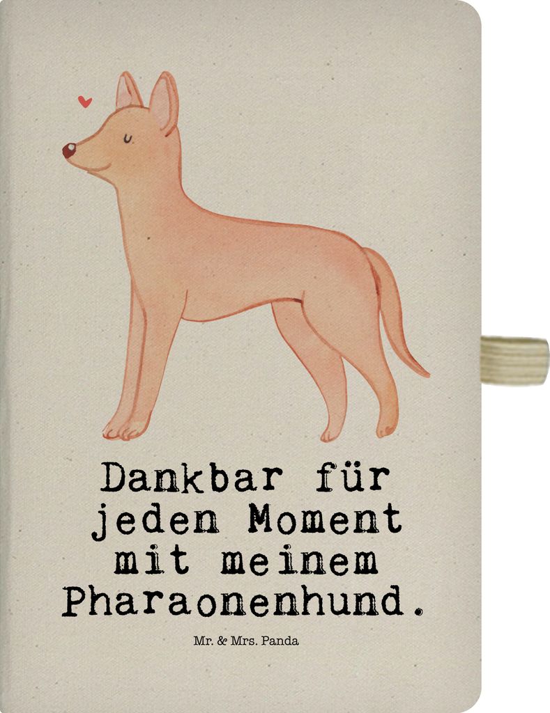 Mr. & Mrs. Panda Adressbuch Pharaonenhund Moment - Transparent - Geschenk, Tagebuch, notizbuch, Pharaoh Hound, Skizzenbuch, Notizheft, Skizzenheft,...